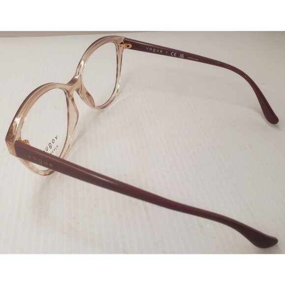 Vogue Eyewear Women's VO5489 Round Prescription Ready Eyewear Frames Honey 54mm - Picture 4 of 6